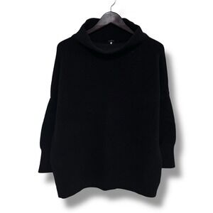 Free People Black Crew Neck Sweater